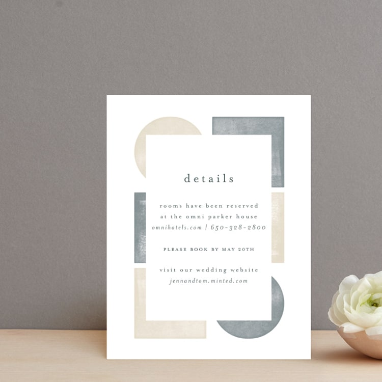 "Abstract Shapes" - Direction Cards in Vineyard by Paden Gillette - Front