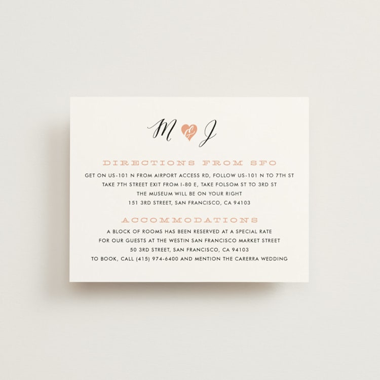 "Heartbeat" - Direction Cards in Petal by Sarah Curry - Front