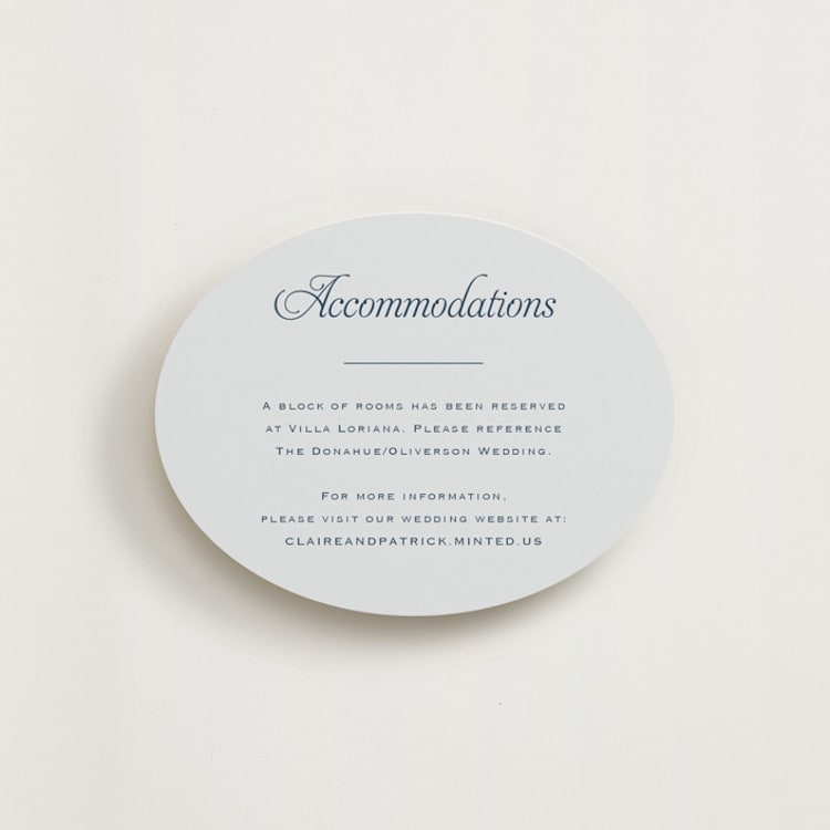 "Modernne" - Direction Cards in Powder by Carolyn MacLaren - Front