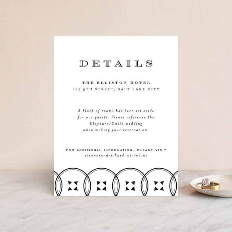 "Diantha" - Direction Cards in Ink by Kimberly Morgan - Front