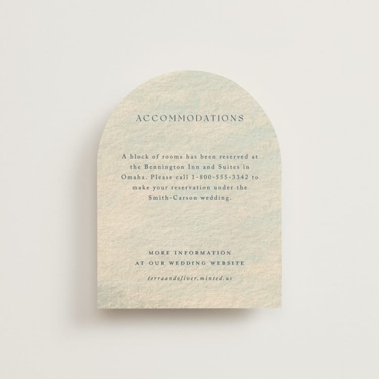 "Bluestem Fields" - Direction Cards in Meadow by Holly Whitcomb - Front