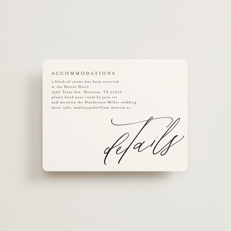 "Cielo" - Direction Cards in Ecru by Anna Elder - Front