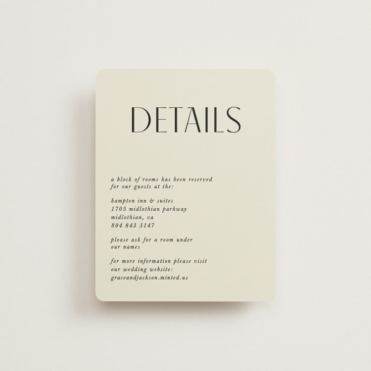 "Commonwealth" - Direction Cards in Ecru by That Girl Press - Front