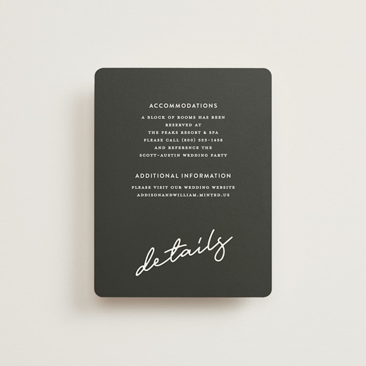 "As if a Dream" - Direction Cards in Cloud by Pine Street Creative - Front