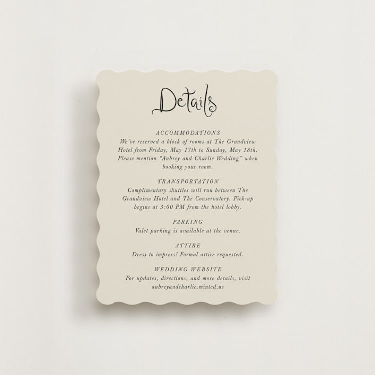 "quirky fun" - Direction Cards in Tuxedo by Cass Loh - Front