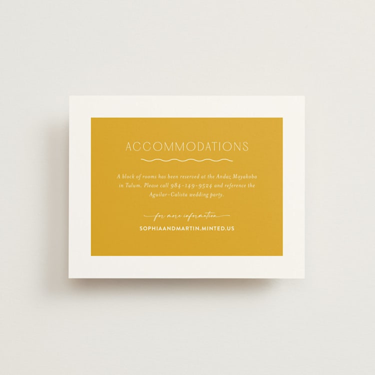 "Otomi" - Direction Cards in Sunshine by Shari Margolin - Front