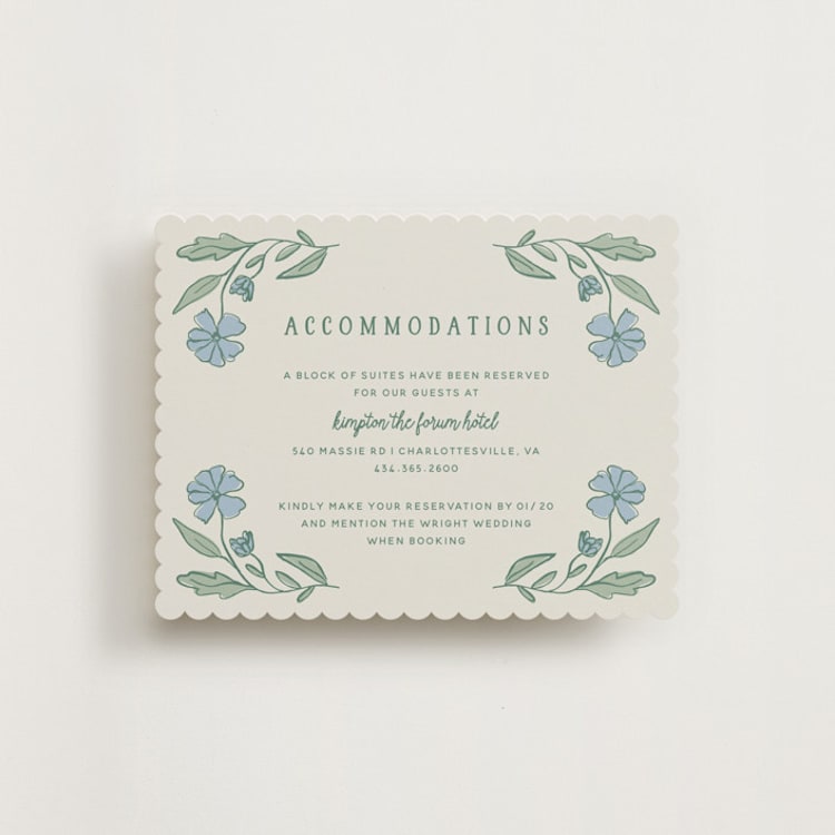 "Botanical" - Direction Cards in Garden by Kelly Watkins - Front