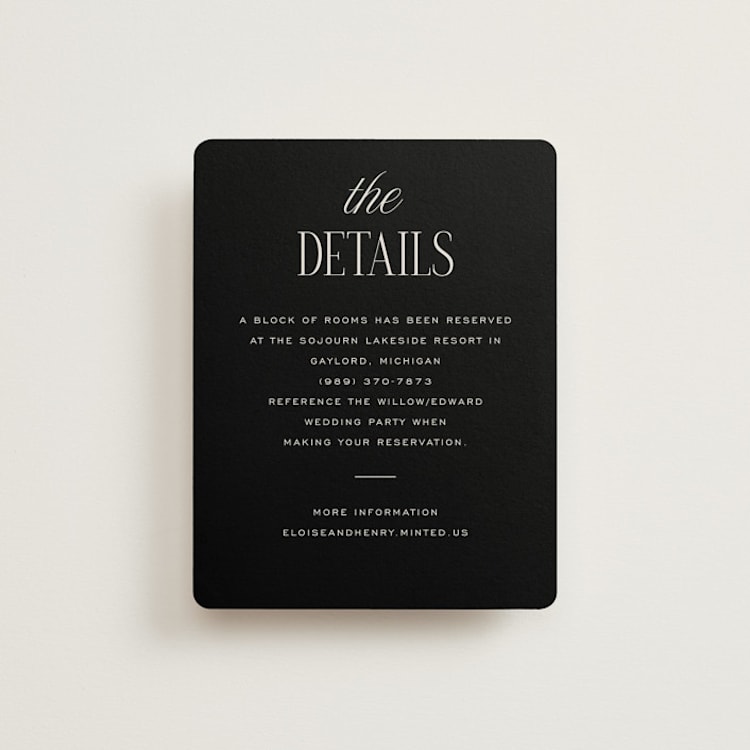 "Threaded" - Direction Cards in Suit by Pixel and Hank - Front