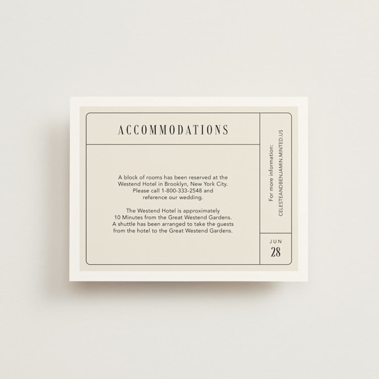 "Everlasting" - Direction Cards in Cotton by FRANI - Front