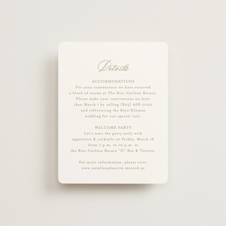 "Calia" - Direction Cards in Paris Rain by Jennifer Postorino - Front