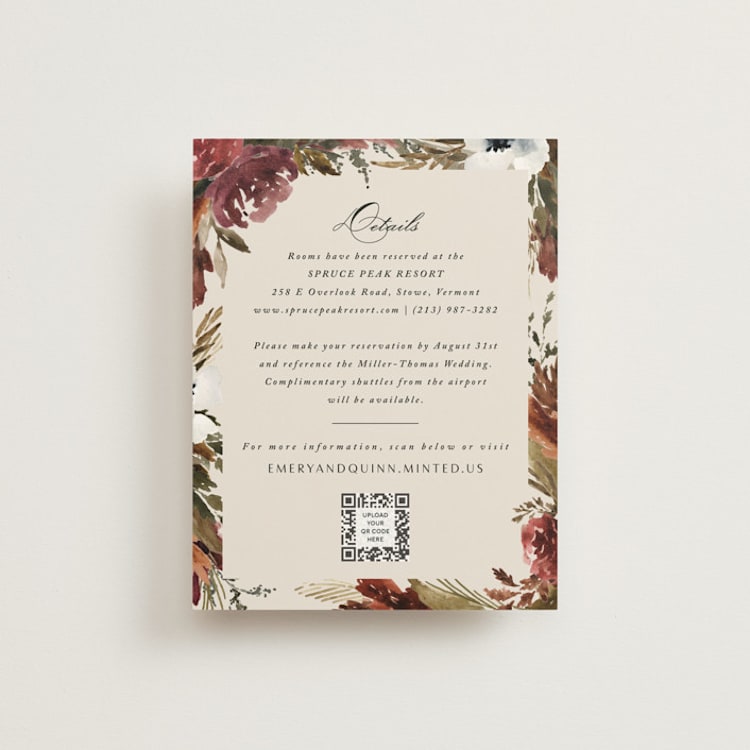 "poetique" - Direction Cards in Autumn by Kate Ahn - Front
