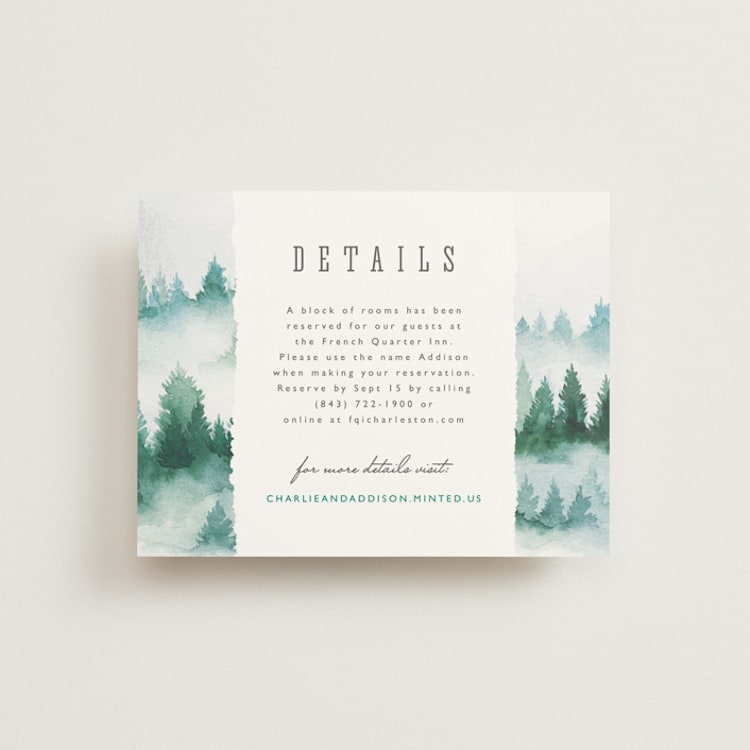 "Forest air" - Direction Cards in Forest by Yuliya Evseeva - Front