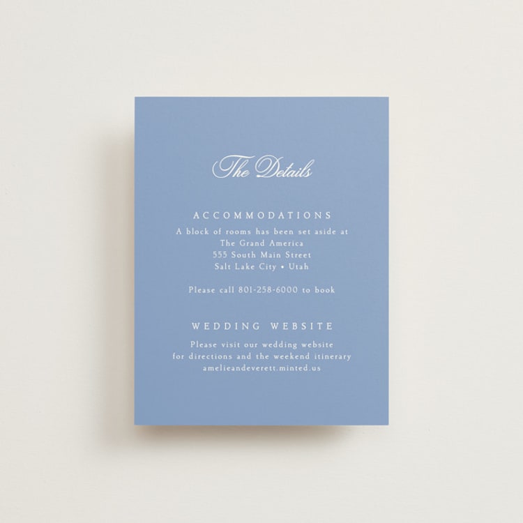"Constance" - Direction Cards in Sky by Robert and Stella - Front