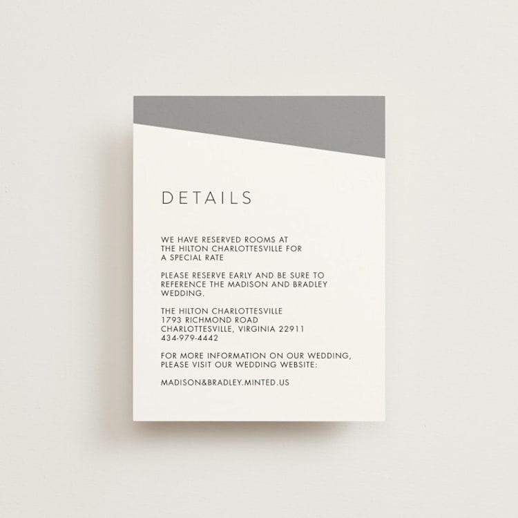 "Metropolitan Romance" - Direction Cards in Daffodil by Makewells - Front