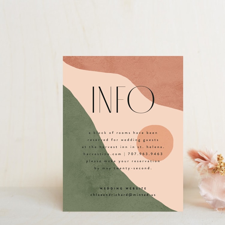 "Abstract" - Direction Cards in Desert by Kelly Schmidt - Front