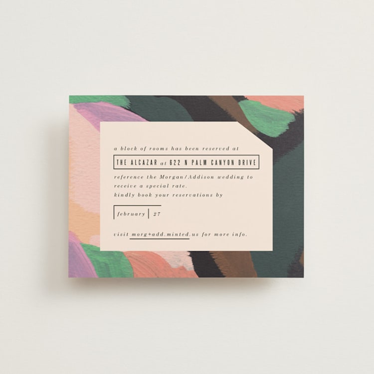 "adagio" - Direction Cards in Lilac by Meg Gleason - Front