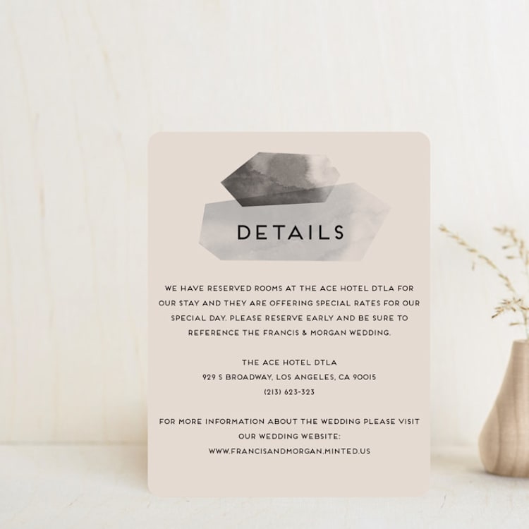 "love is strong" - Direction Cards in Onyx by Aspacia Kusulas - Front