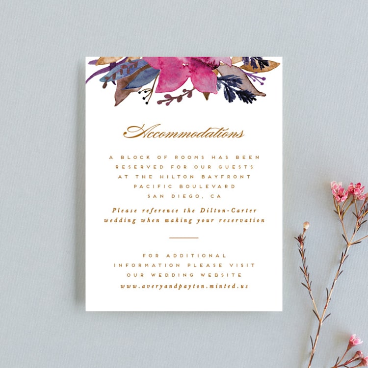 "Fall romance" - Direction Cards in Jewelled by Creo Study - Front