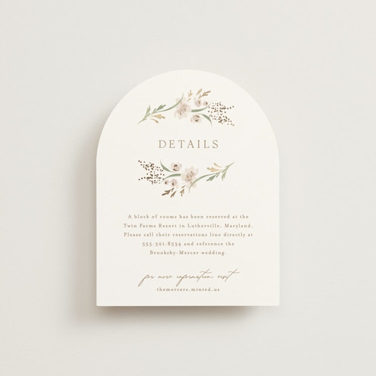 "Meadow" - Direction Cards in Spring Mist by Erin L. Wilson - Front
