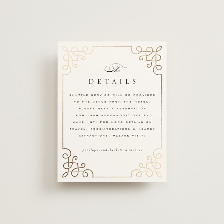 "Intertwined" - Direction Cards in Pearl by Janean Hinger - Front