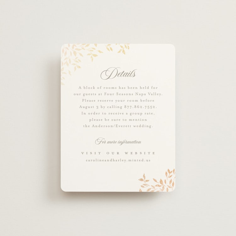 "Aperol" - Direction Cards in Chiffon by Kristie Kern - Front