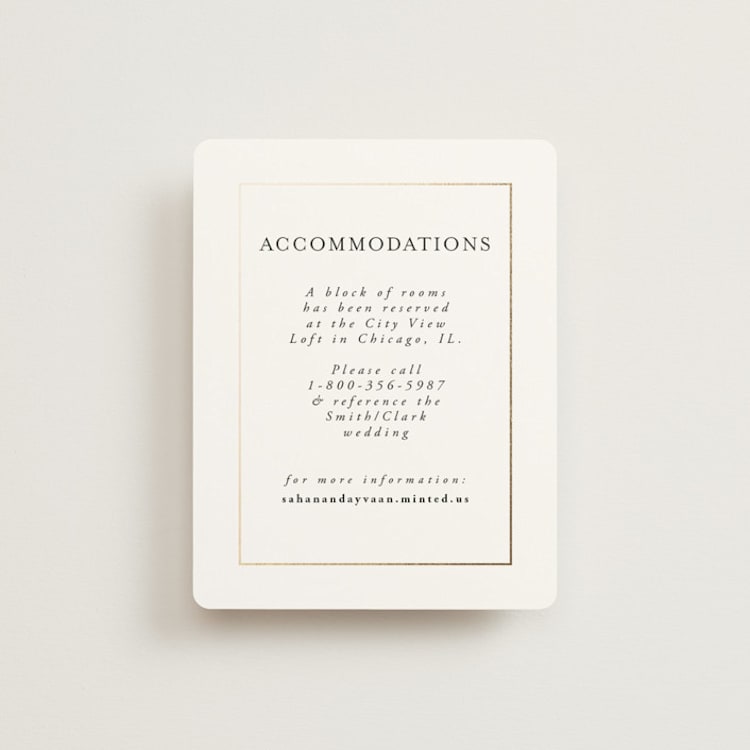 "Gilded frame" - Direction Cards in Pearl by Nicole Walsh - Front