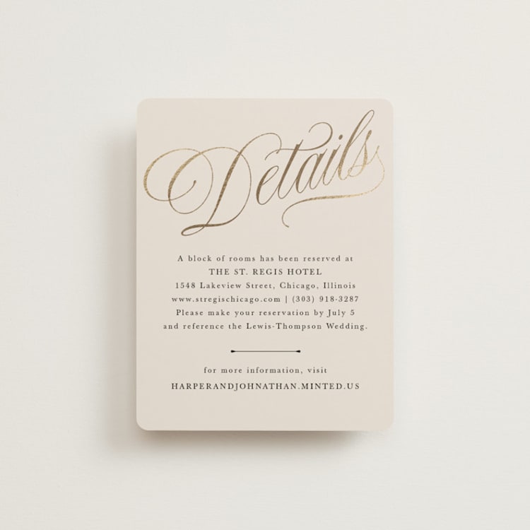 "Mirin" - Direction Cards in Linen by Kate Ahn - Front