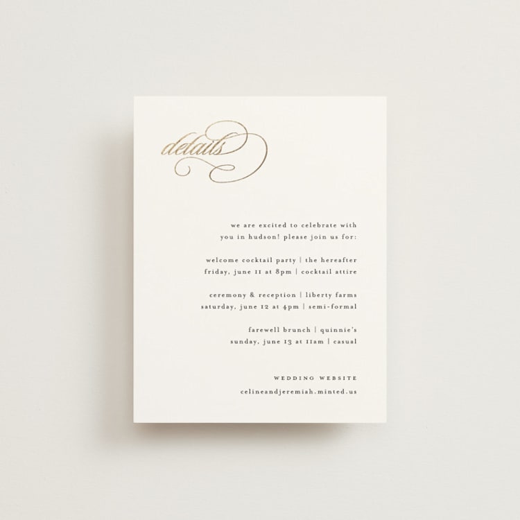 "Left Align" - Direction Cards in Silk by Kelly Schmidt - Front