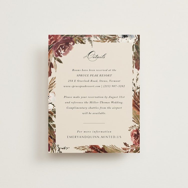 "poetique" - Direction Cards in Autumn by Kate Ahn - Front