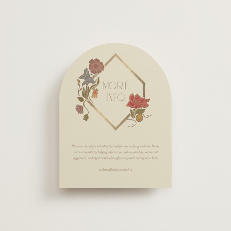 "Radiant Botany" - Direction Cards in Mint by Simona Camp - Front