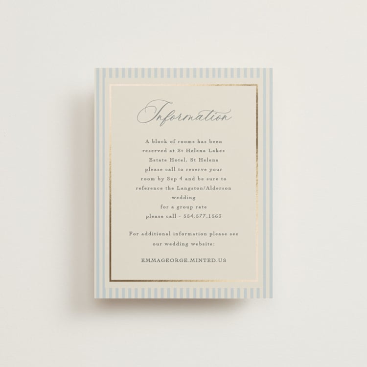 "Emma" - Direction Cards in Provincial by Angela Thompson - Front