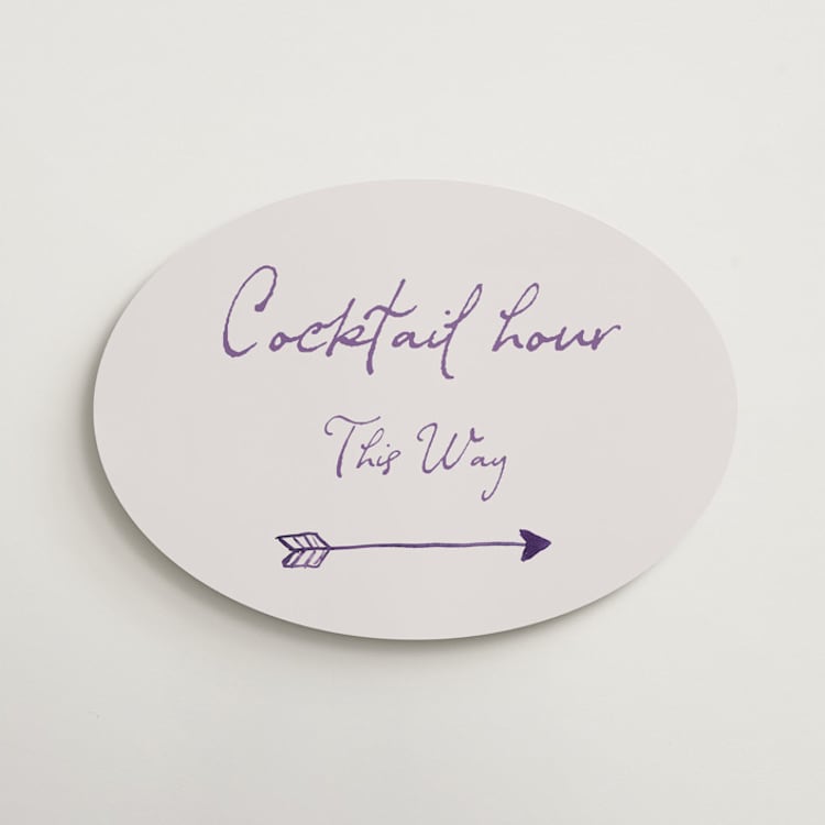 "tablescape drawing" - Direction Signs in Hydrangea by Cass Loh - Front