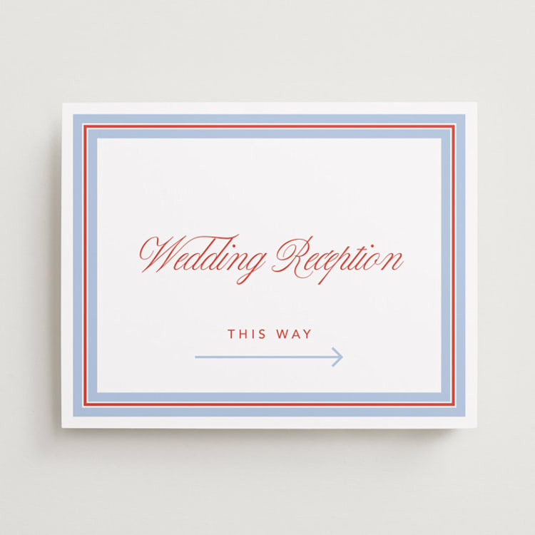 "Charm" - Direction Signs in Strawberry by Kelly Watkins - Front