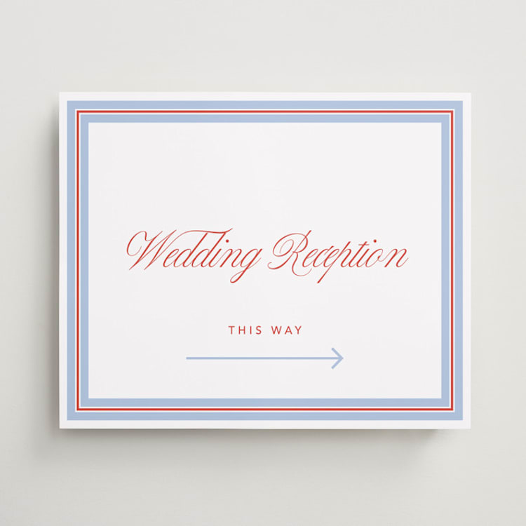 "Charm" - Direction Signs in Strawberry by Kelly Watkins - Front