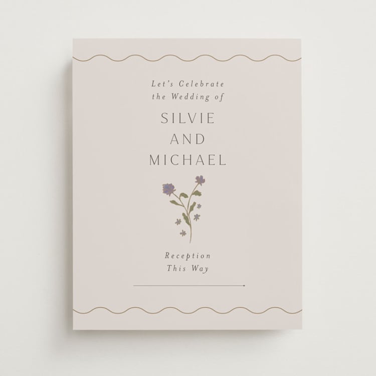 "Parisian Garden" - Direction Signs in Petal by Nicoletta Savod - Front