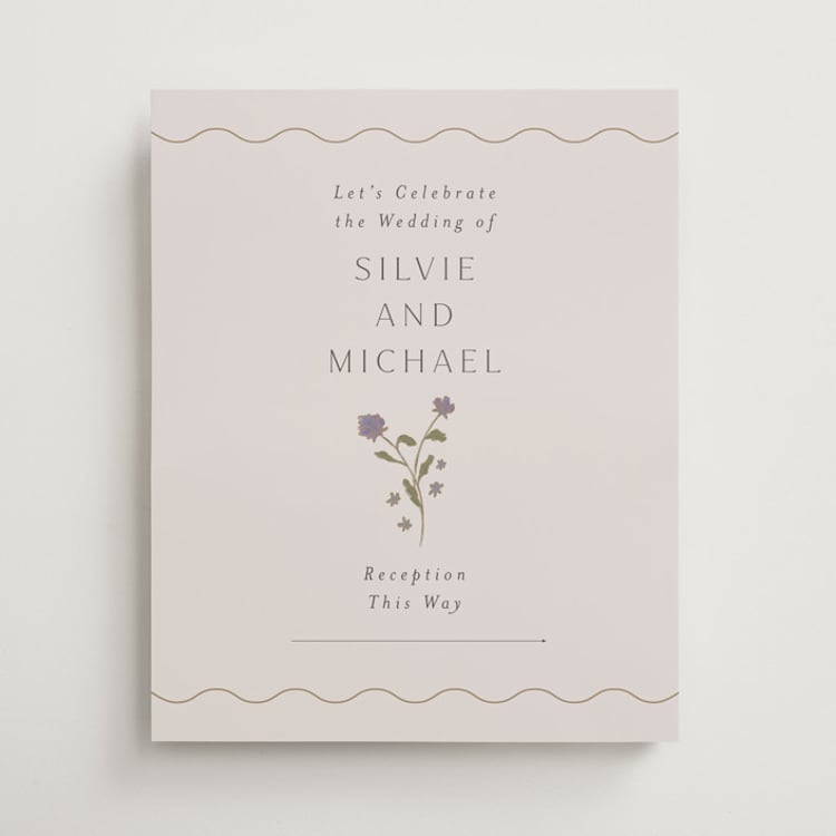 "Parisian Garden" - Direction Signs in Petal by Nicoletta Savod - Front