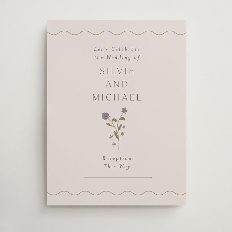"Parisian Garden" - Direction Signs in Petal by Nicoletta Savod - Front