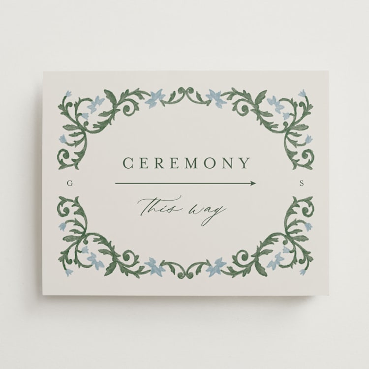 "grandeur" - Direction Signs in Bluebell by Jen Owens - Front