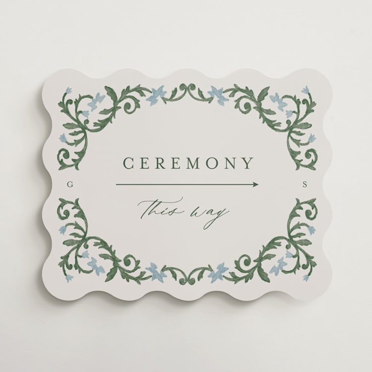 "grandeur" - Direction Signs in Bluebell by Jen Owens - Front