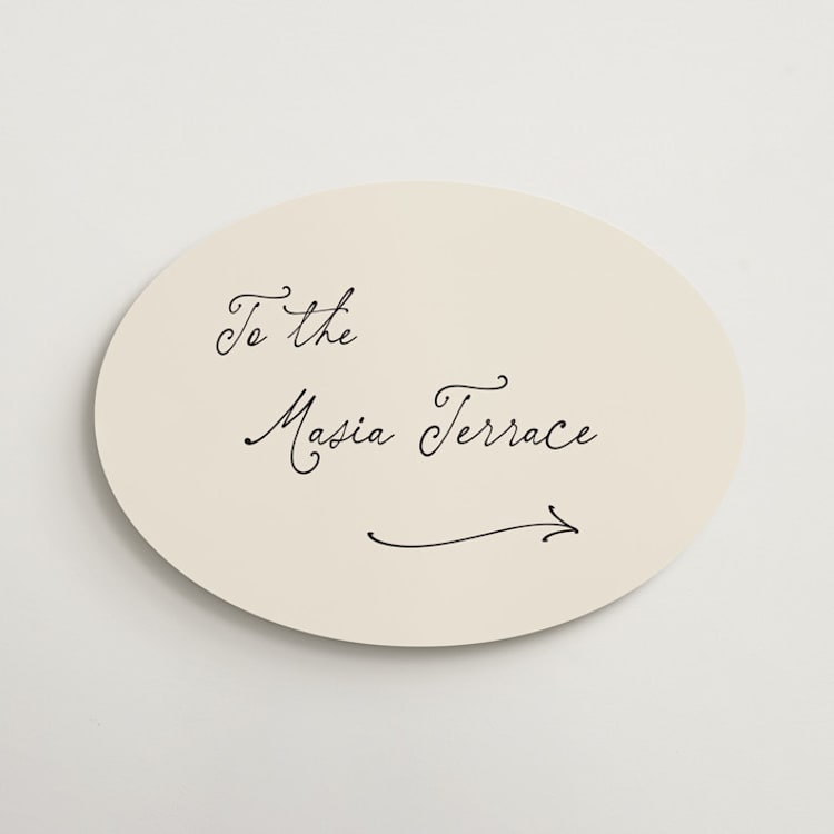 "Written in the Stars" - Direction Signs in Noir by Ani Somi - Front