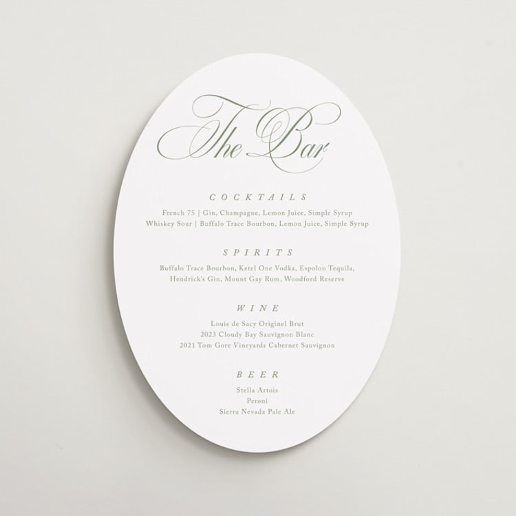 "Chic Script" - Direction Signs in Garden by Kelly Schmidt - Front