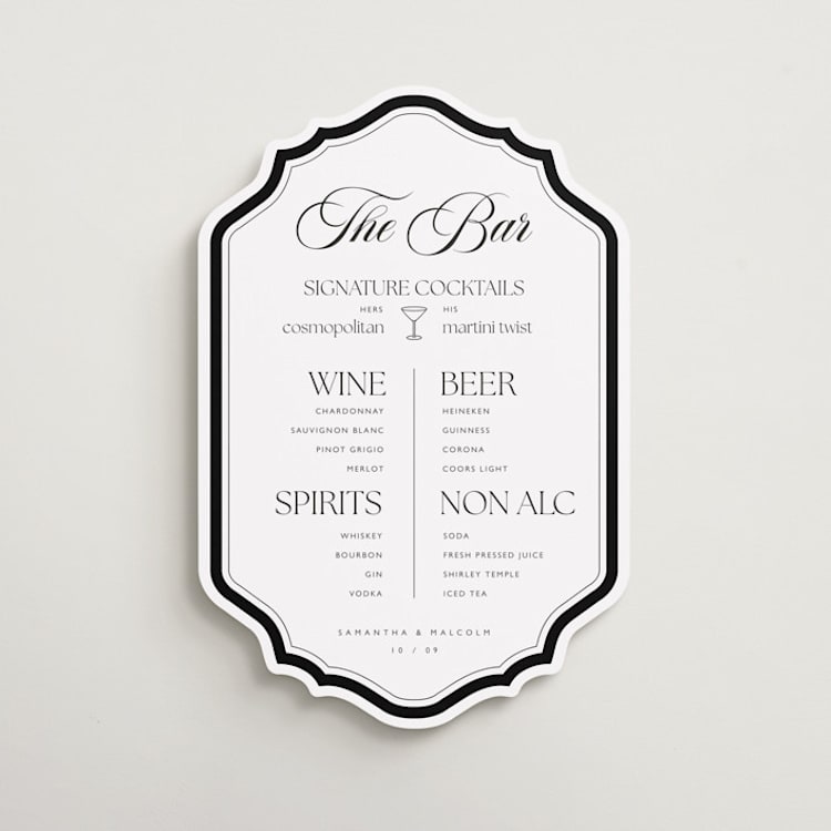 "Prohibition" - Direction Signs in Midnight by Zani van Zyl - Front