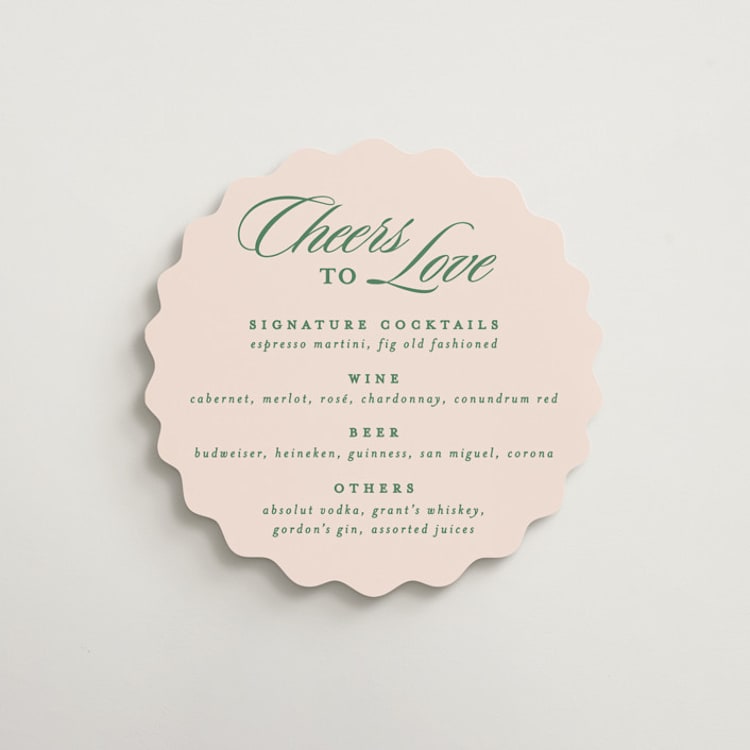 "Scripted" - Direction Signs in Emerald by Creo Study - Front