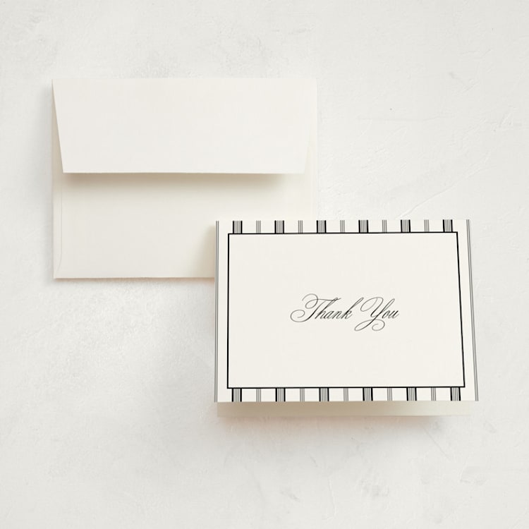 "A Lifetime" - Memorial Thank You Cards in Classic White by Cindy Reynolds - Front