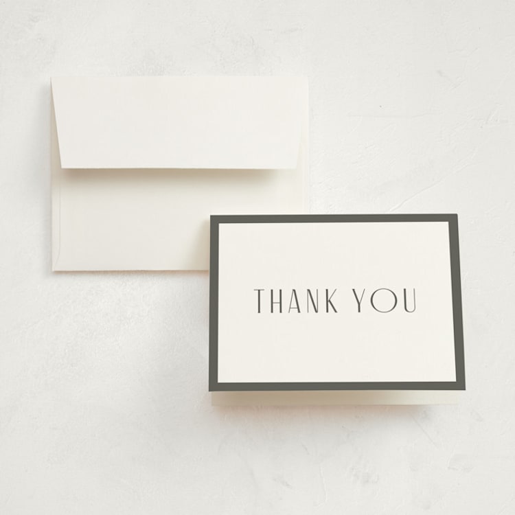 "Lasting Impression" - Memorial Thank You Cards in Peaceful White by Cindy Reynolds - Front