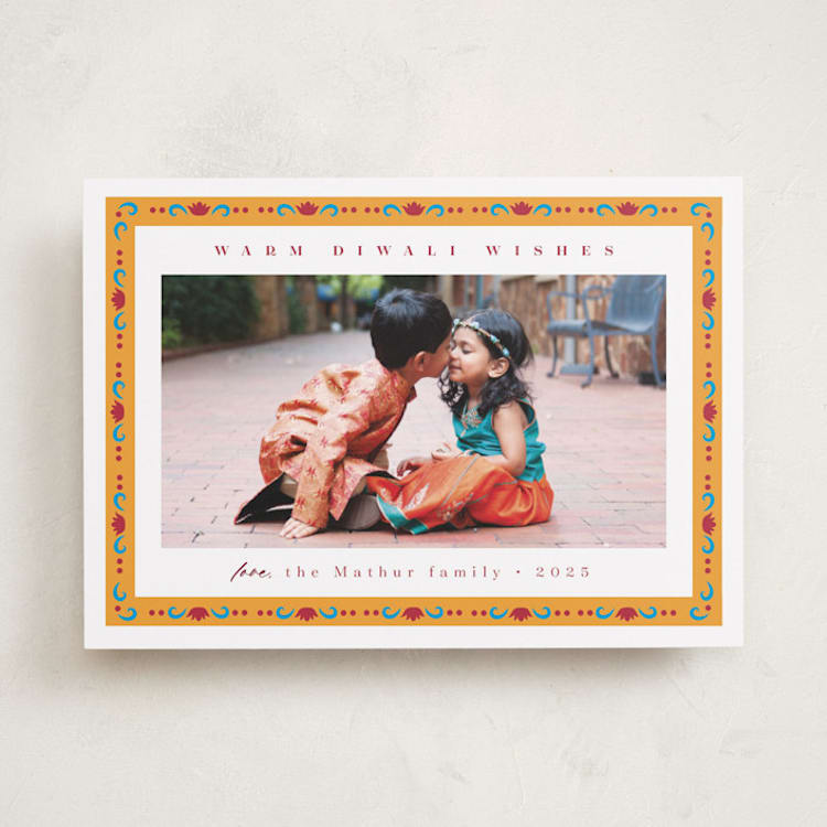 "festive diwali border" - Diwali Cards in Sun by Kanika Mathur - Front