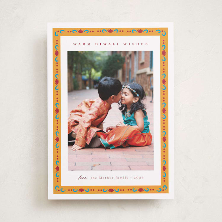 "festive diwali border" - Diwali Cards in Sun by Kanika Mathur - Front