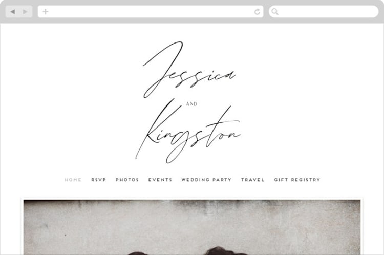 "requiem" - Wedding Website in Zen by silverscreen studio - Desktop Design