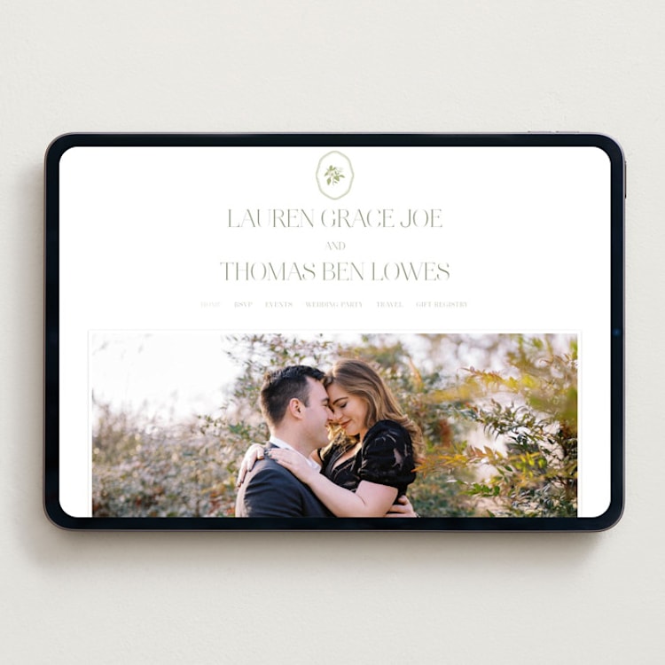 "Summer Fields" - Wedding Website in Petal by Lisa Joanna Harrison - Desktop Design