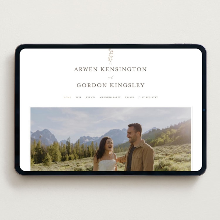 "kouignette" - Wedding Website in Coffee by chocomocacino - Desktop Design